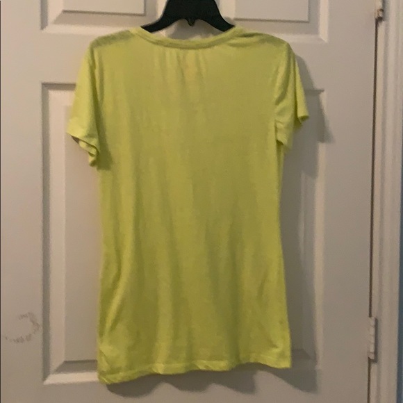 Victoria’s Secret Neon Yellow T-Shirt - Picture 4 of 4